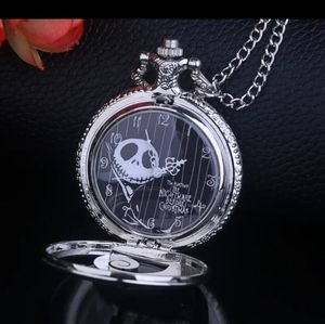 Jack and Sally Nightmare Before Christmas Pocket Watch